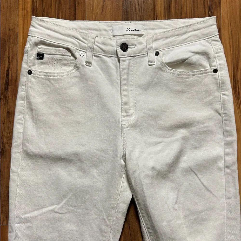 KanCan Bright White Skinny Ankle Jeans